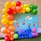 105pcs Rainbow Latex Balloons( Multi-color)13.5 x 10.5 x 0.53 inches